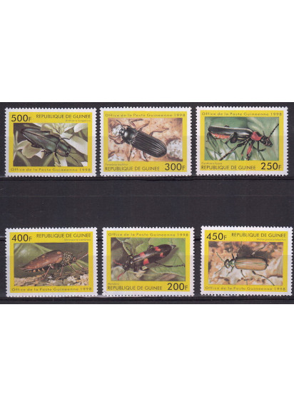 GUINEA 1998 francobolli serie completa nuova Yvert e Tellier 1255 N-T